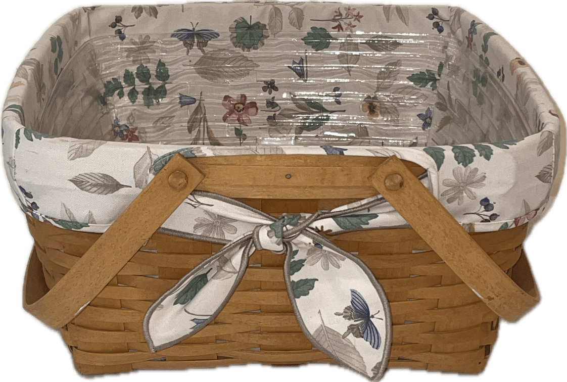 Longaberger 1998 Homecoming Basket with Liner and Protector