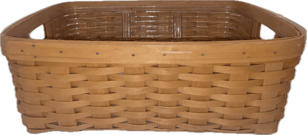 Longaberger 2001 Large Storage Solutions Basket with Protector