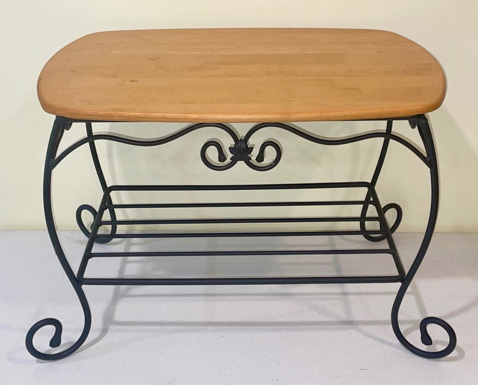 Longaberger Wrought Iron Side Table
