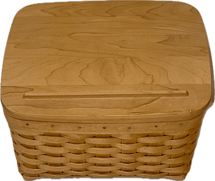Longaberger 2001 Card Keeper Basket with Protector
