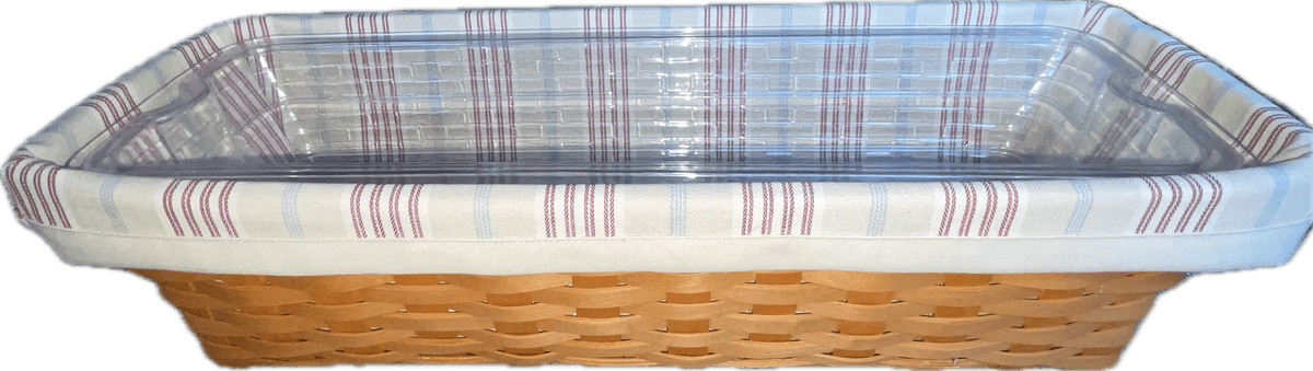 Longaberger 2002 Window Box Basket with Liner, Protector and Gardening Protector