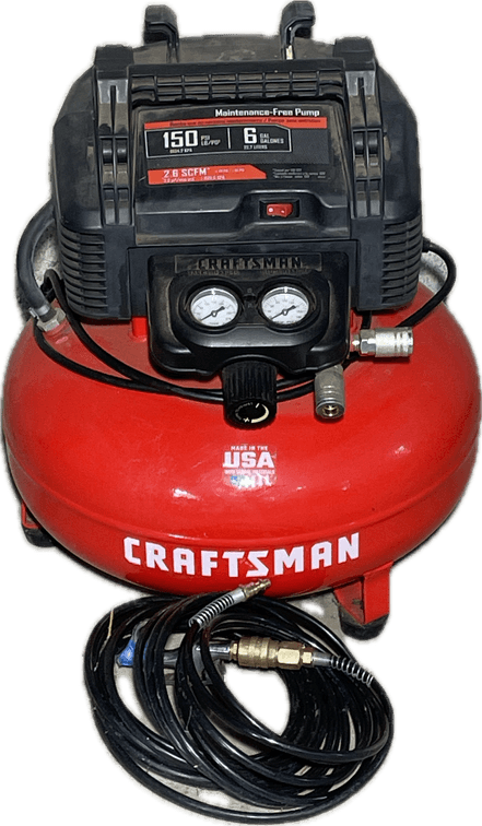Craftsman 6 Gallon Air Compressor with Hose and Nozzle