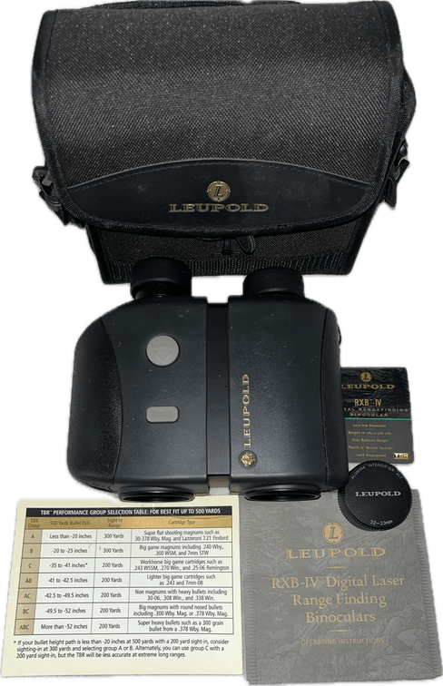 Leupold RXB-IV Digital Laser Range Finding Binochulars
