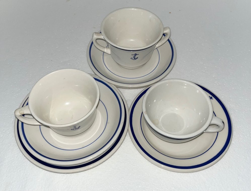 Homer Laughlin China Tea Cup Set
