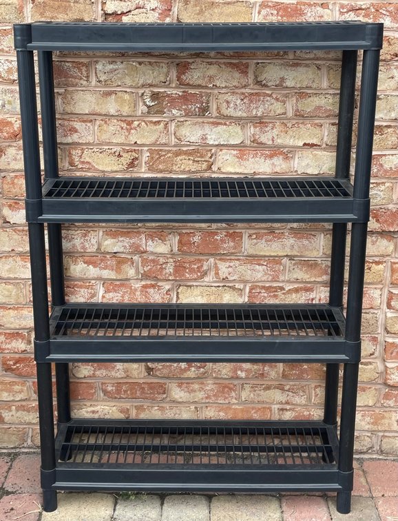 Black Plastic Shelf