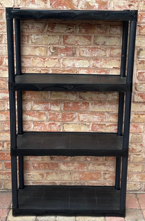 Black Plastic Shelf