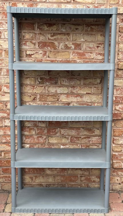 Gray Plastic Shelf