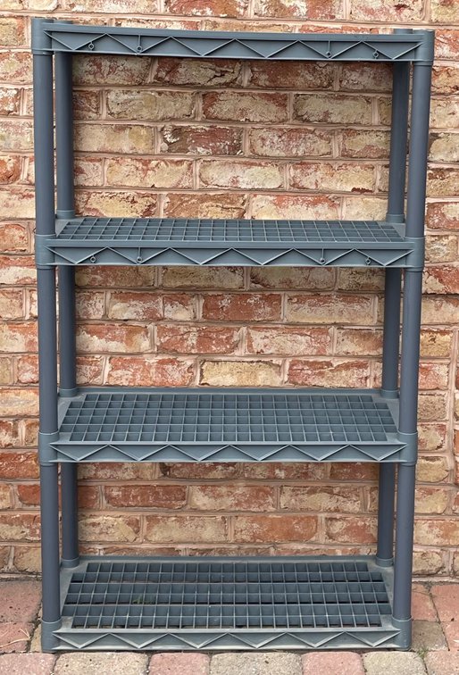 Black Plastic Shelf