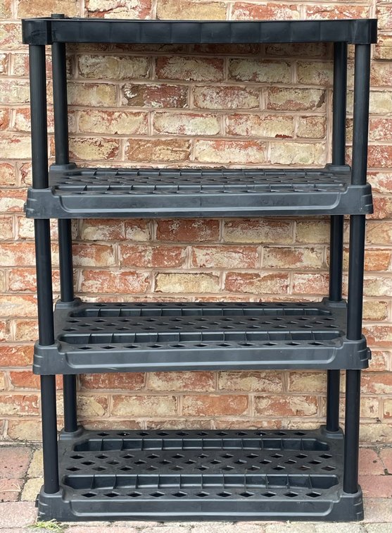 Black Plastic Shelf