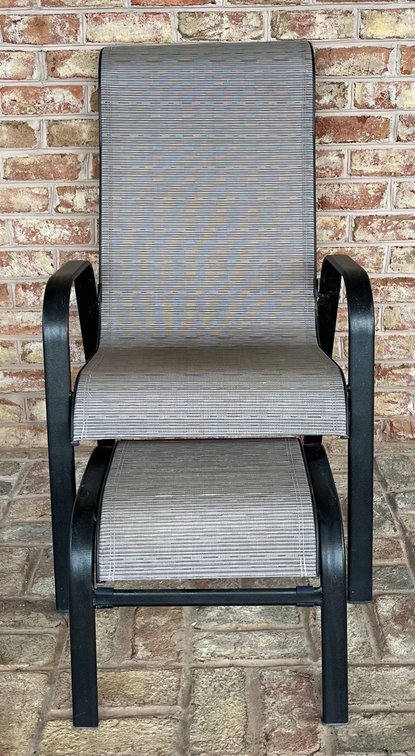 Outdoor Chair and Ottoman