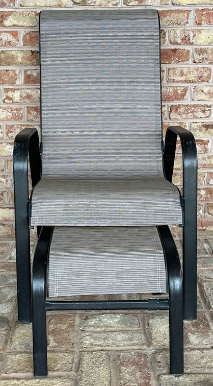 Outdoor Chair and Ottoman