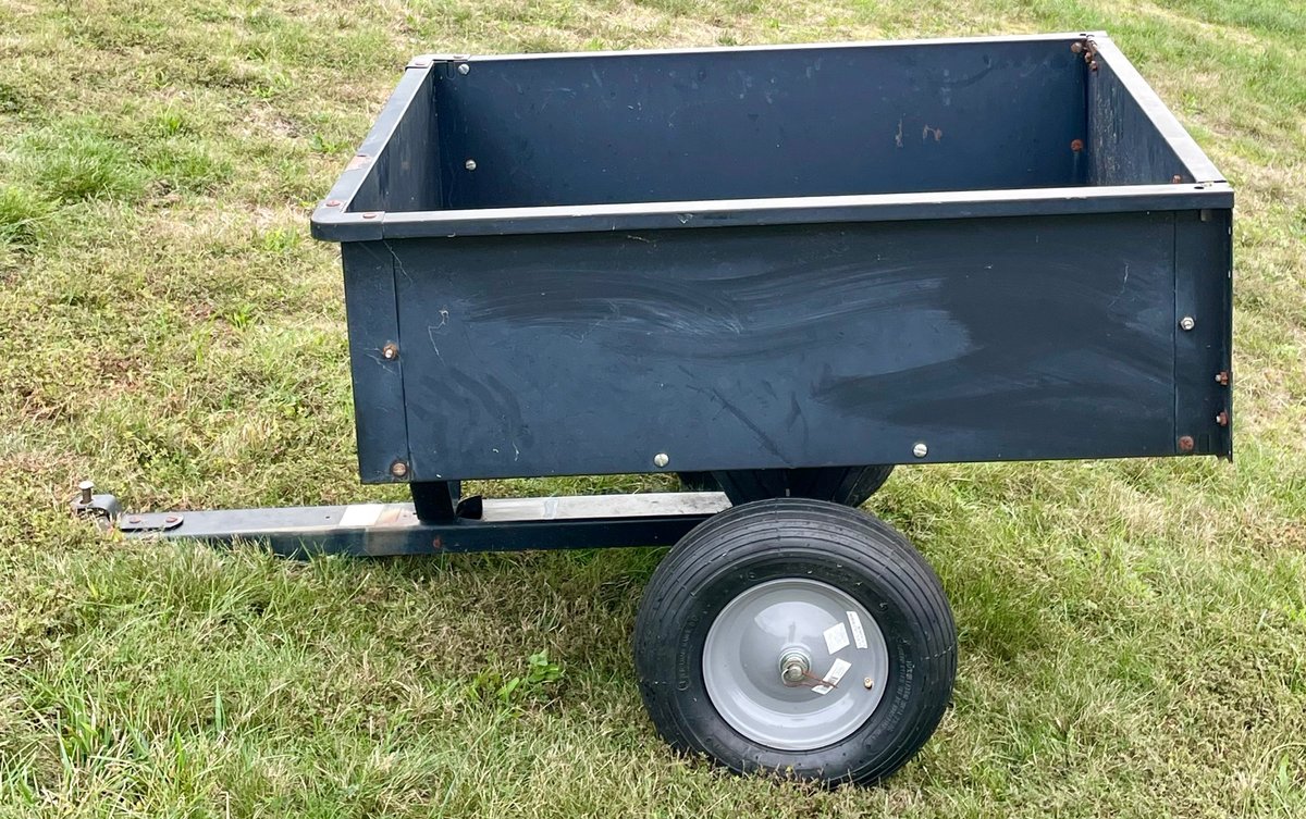 Pull Behind Dump Cart