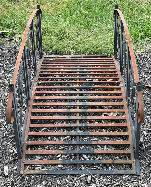 Wrought Iron Bridge (Needs Some Fresh Paint)