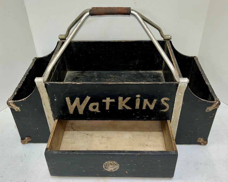 Watkins Wooden Toolbox with Drawer