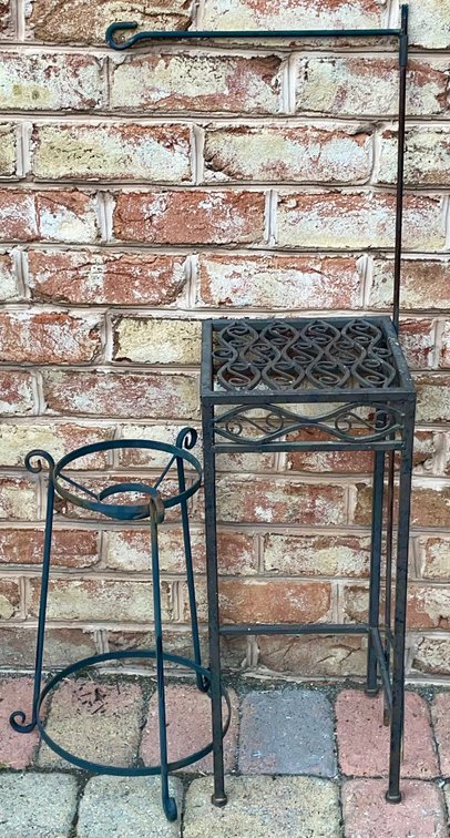 Metal Plant Stands and Garden Flag Holder