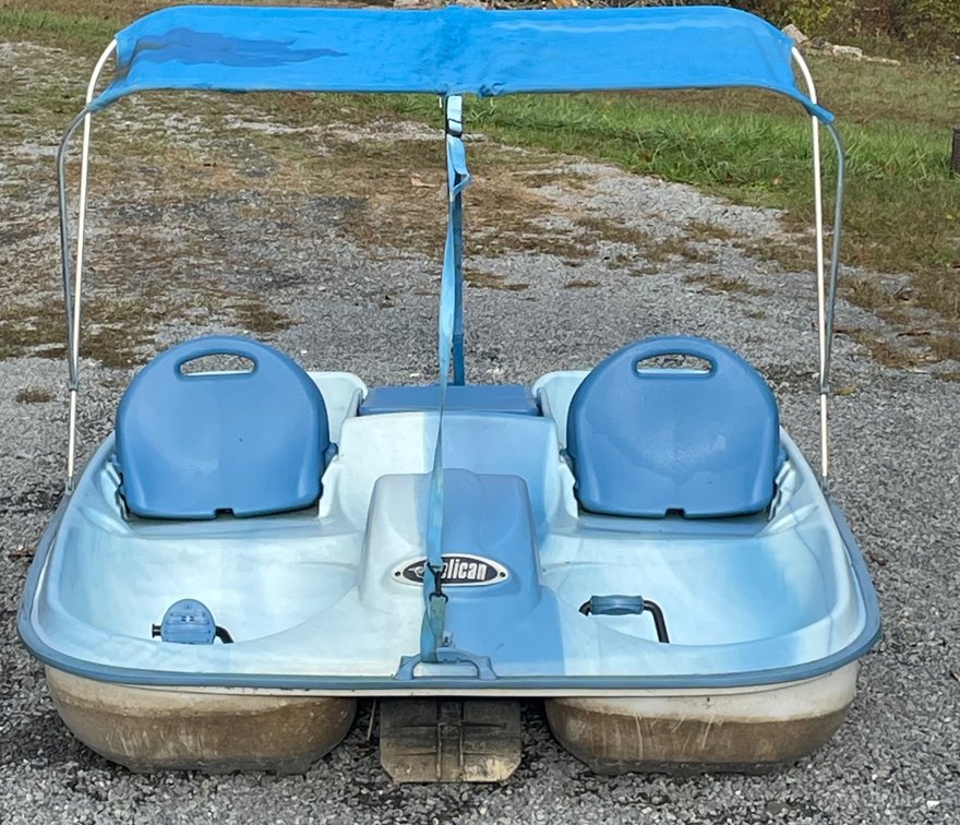 Pelican Rainbow 4 Seater Paddle Boat with Canopy 