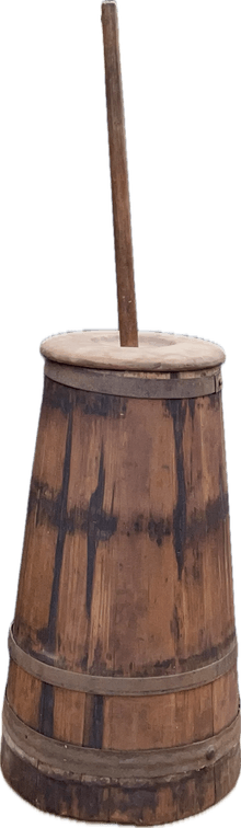 Vintage Wooden Butter Churn