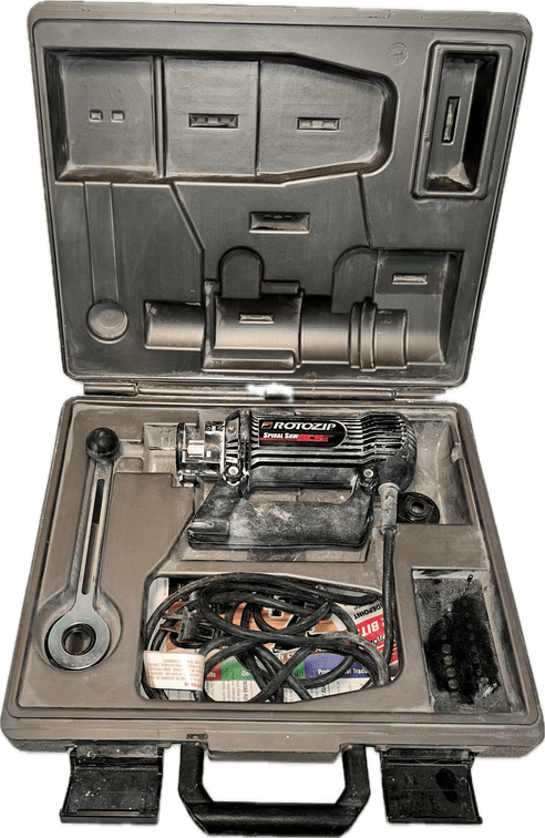 Rotozip Spiral Saw with Plastic Case