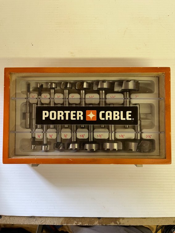 Porter Cable Router Bits with Case