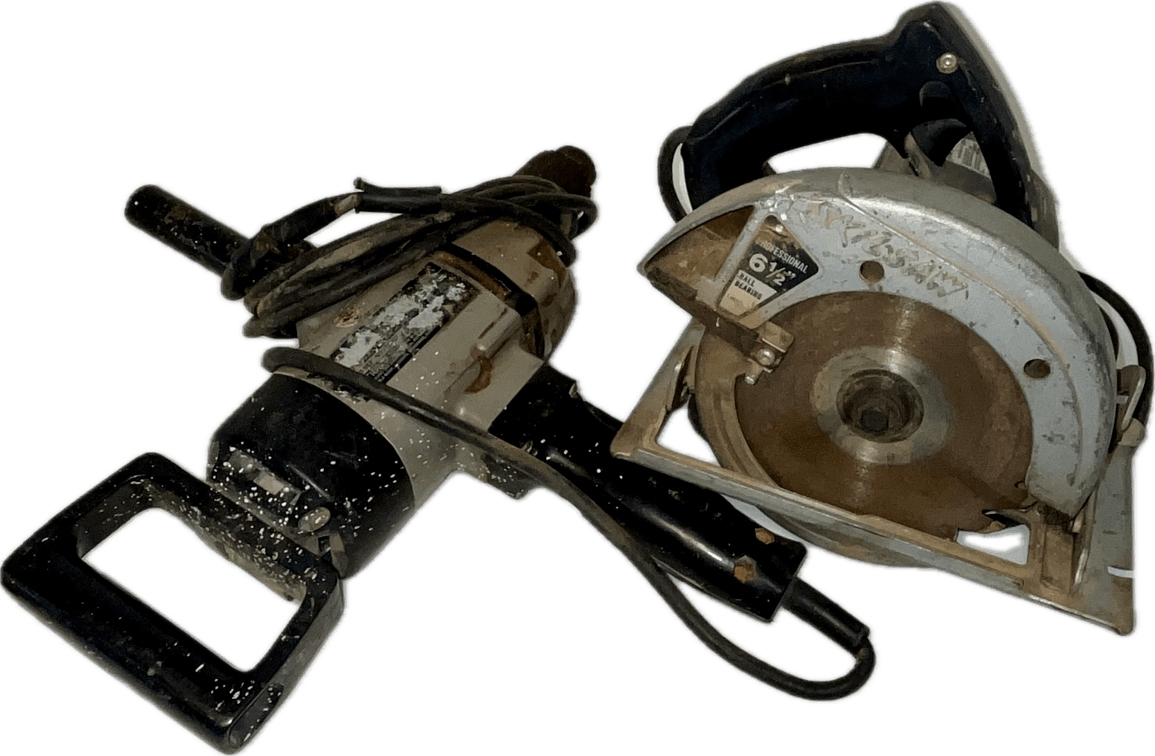 Heavy Duty Drill with Skilsaw Professional 6 1/2” Circular Saw