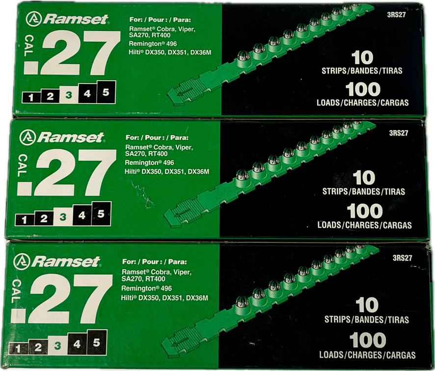 Ramset .27 Cal. Cartridge Strips