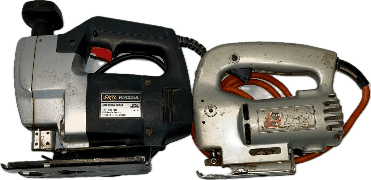 Skil Professional Auto-Scoll Jig Saw and Black & Decker Jig Saw with Wooden Case