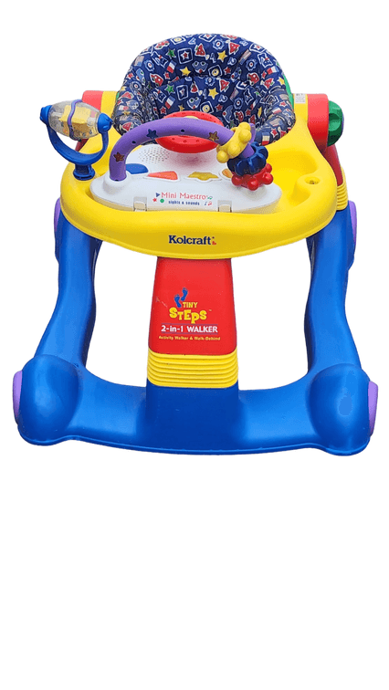 Kolcraft Tiny Steps 2-in-1 Walker and Mini Maestro Sights and Sounds