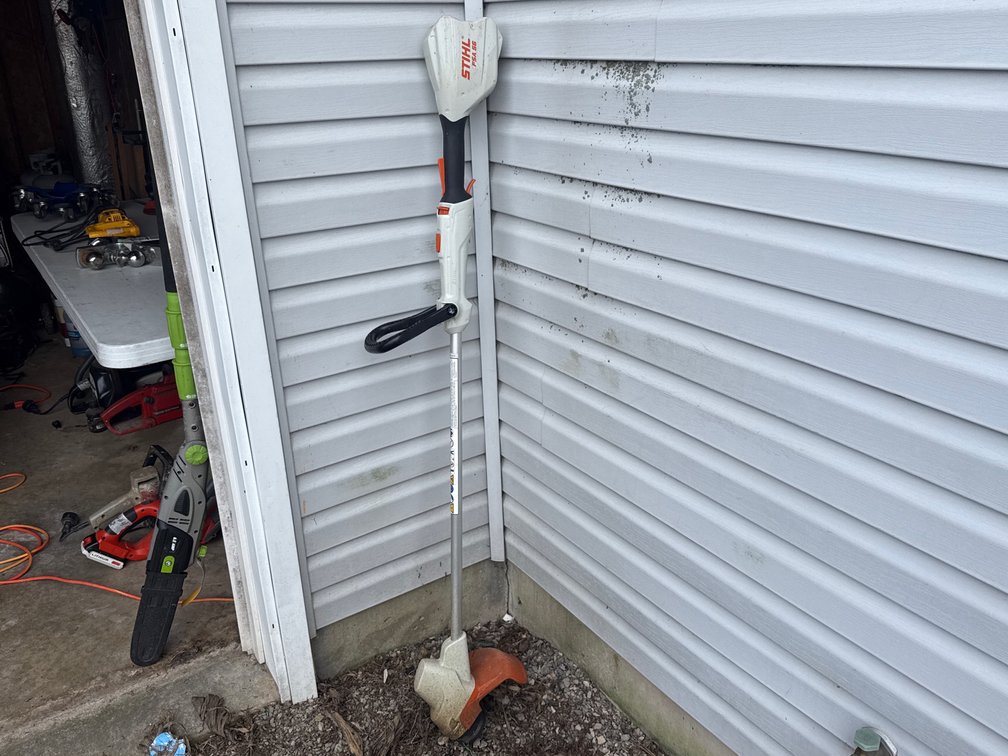 Stihl string trimmer, Earthwise tree limb saw