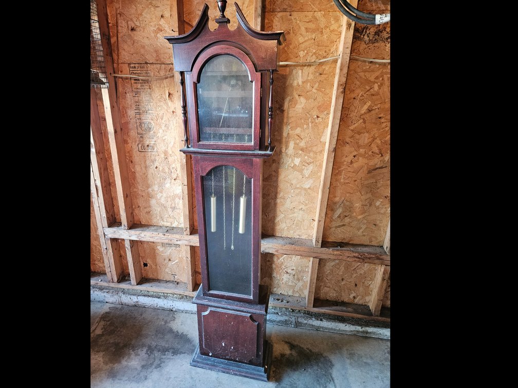 Grandmother Clock Frame and Parts