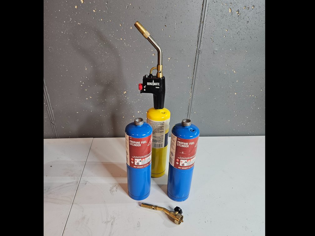 Propane Bottles (3) and Torch