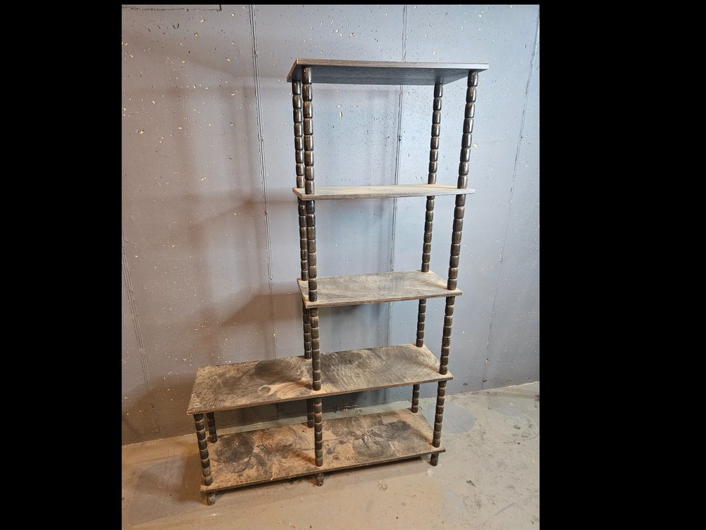 5 Tier Wood Shelf