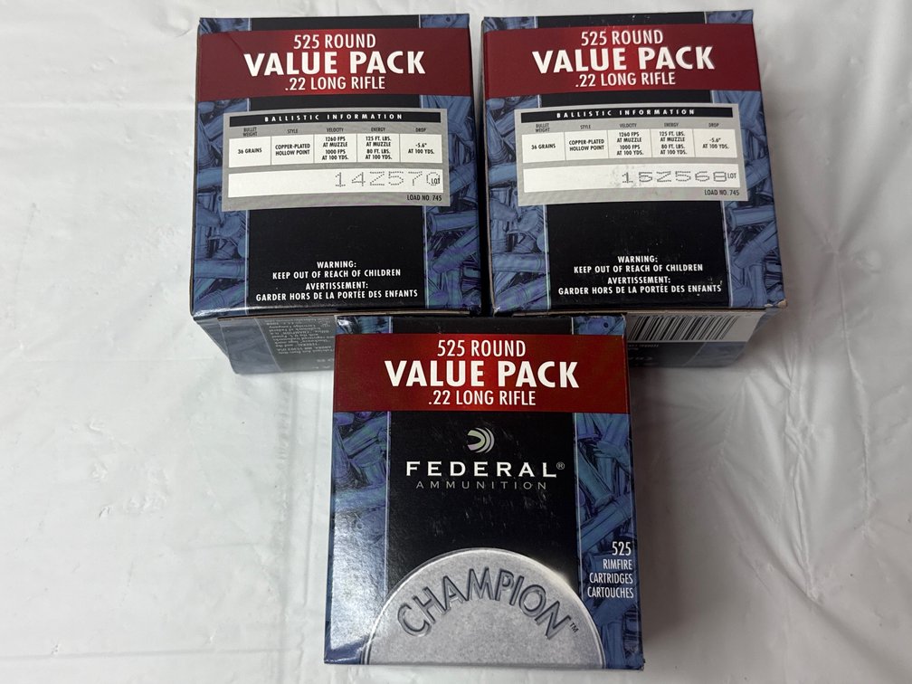 Federal .22cal 36 Grain ammo