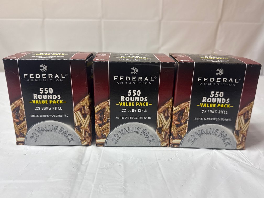 Federal .22cal 36 Grain ammo