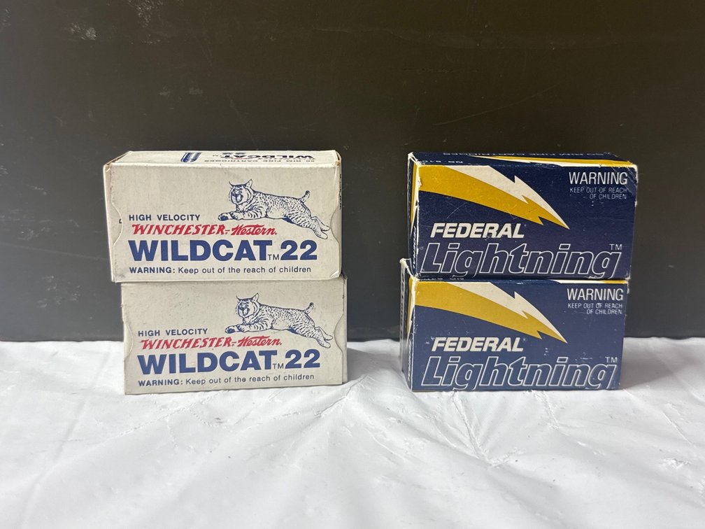 Federal and Winchester .22cal LR ammo with Ammo Can