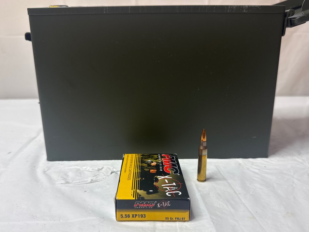 PMC 55 Grain 5.56 XP193 Ammo with Ammo Can