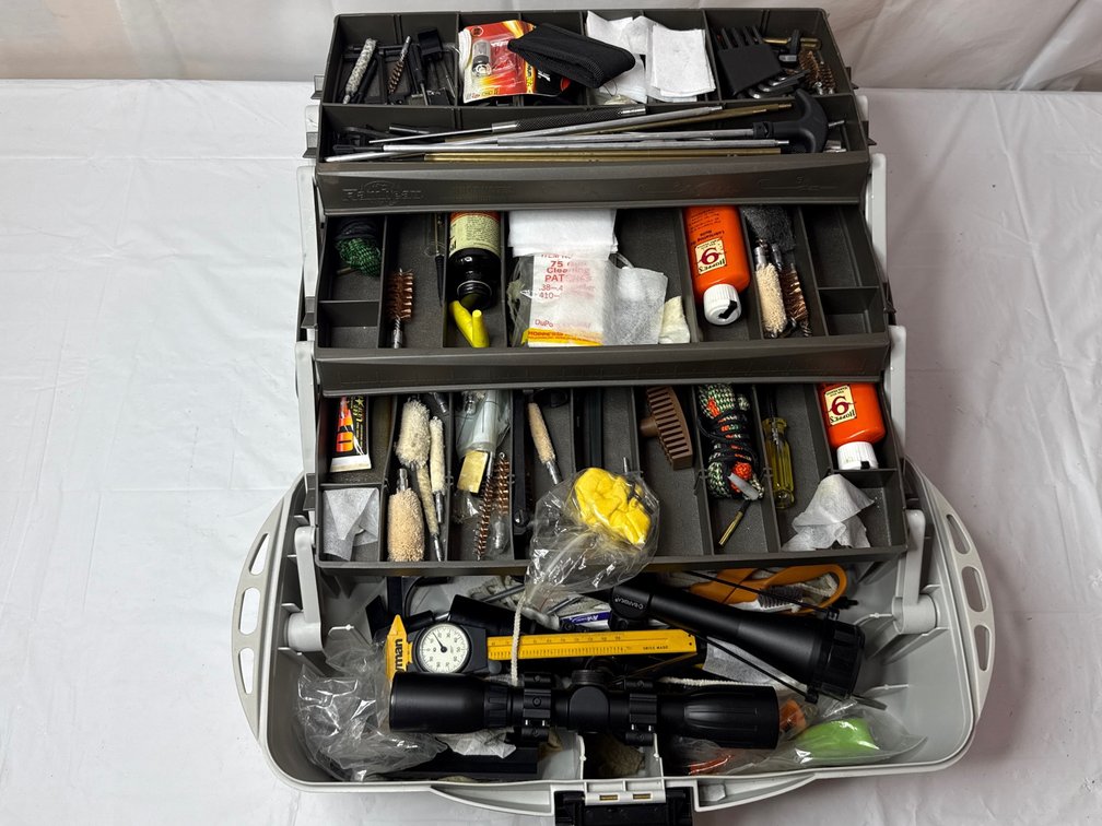 Assortment of Gun Cleaning Kit with Accessories
