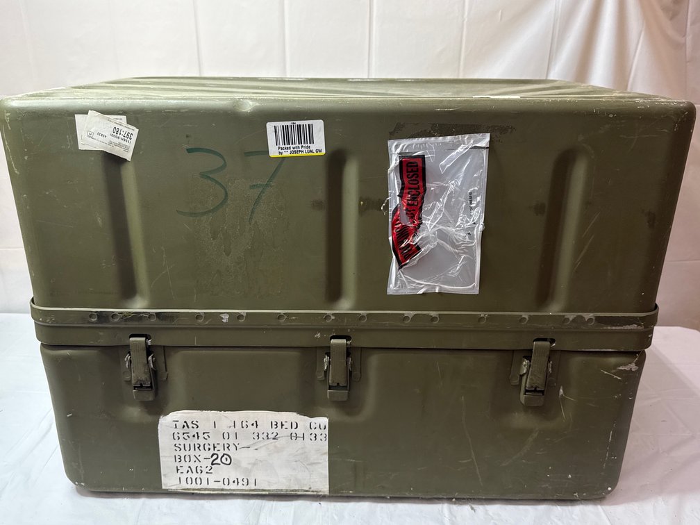 Aluminum Military Transport Chest