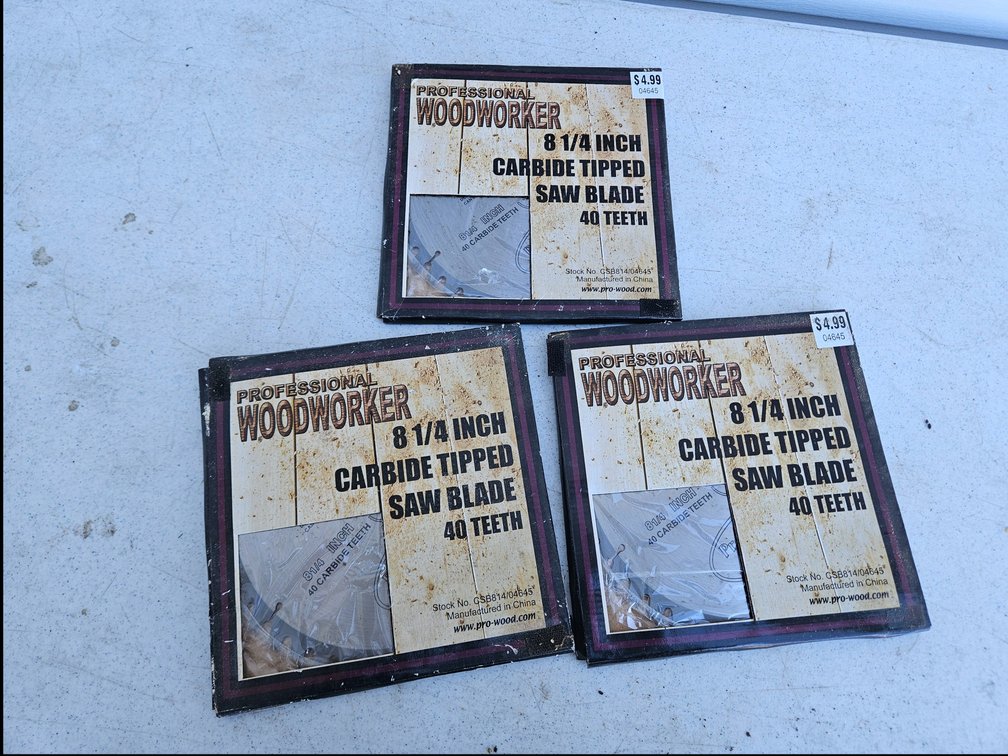 Professional Woodworker Saw Blades (3)