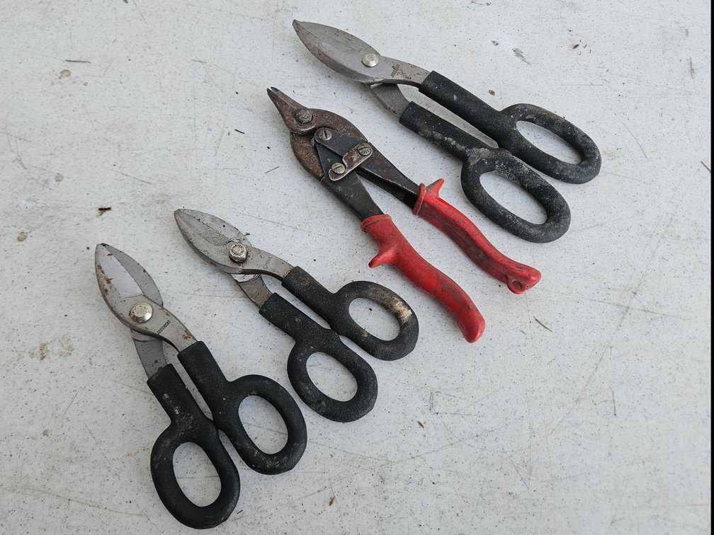 Assortment of Metal Cutting Hand Tools