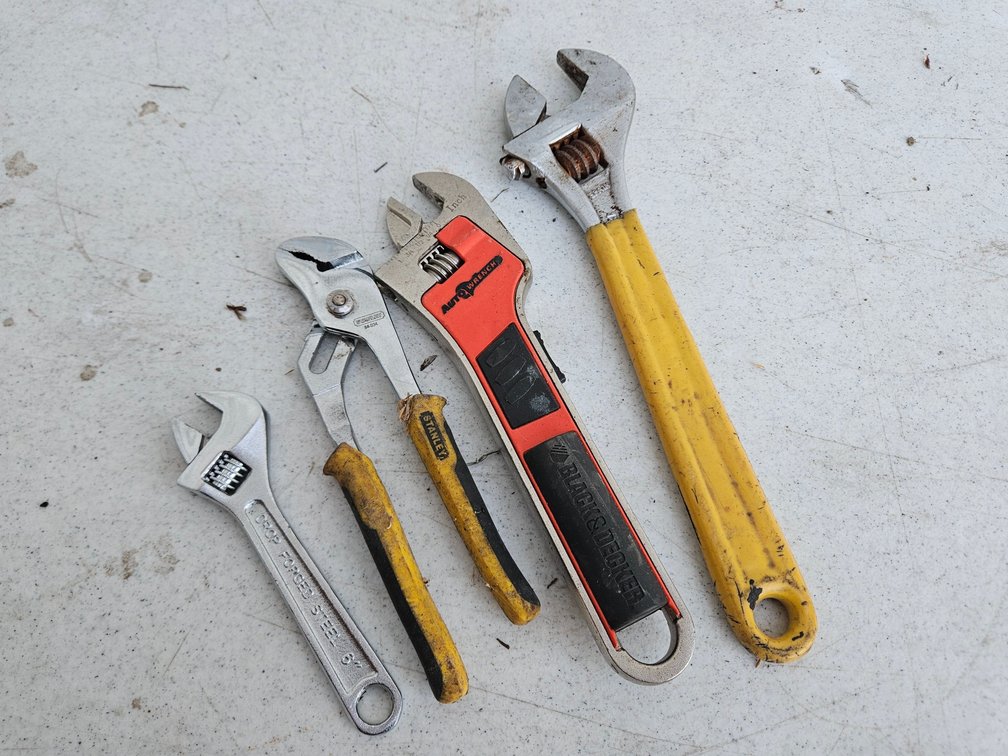 Assortment of Adjustable Wrenches