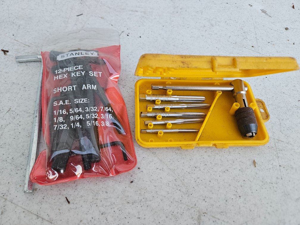 Stanley Hex Key Set, Craftsman Tap and Drill Set