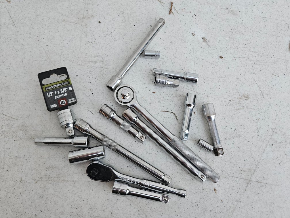 Assortment of Socket and Ratchet Tools