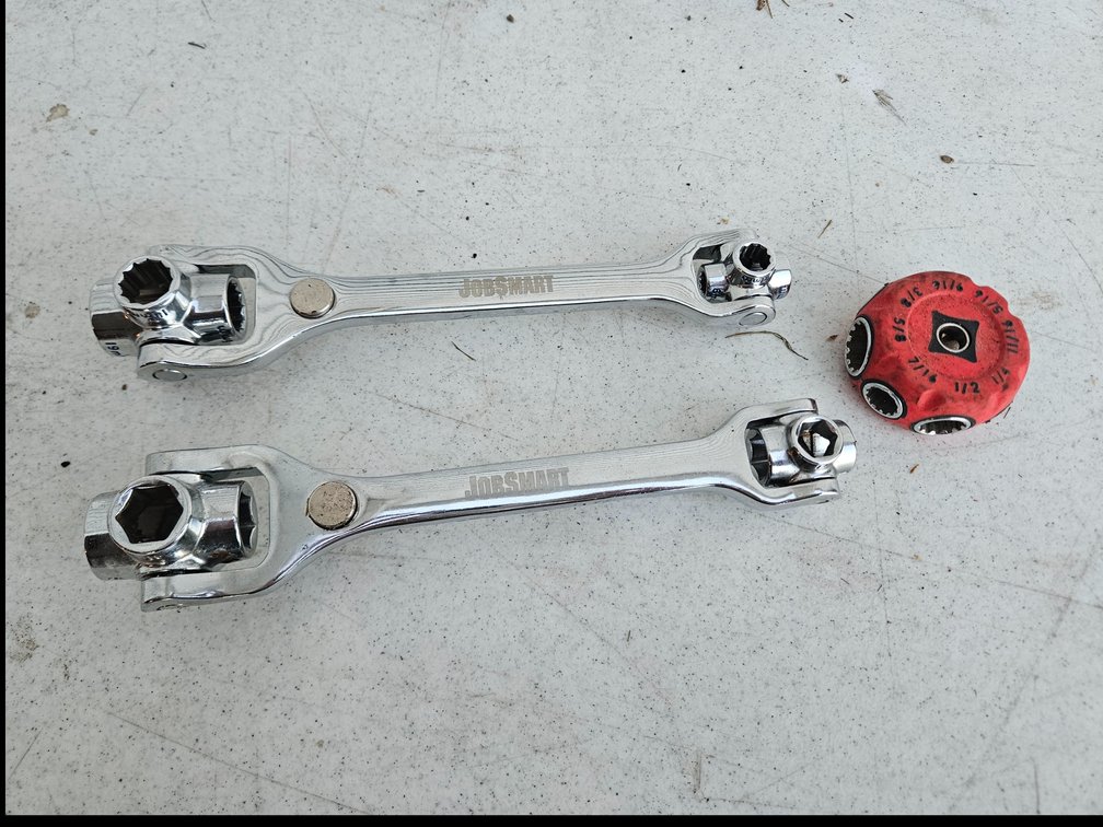 JobSmart Dogbone Socket Wrenches, Multifunctional Socket Wrench
