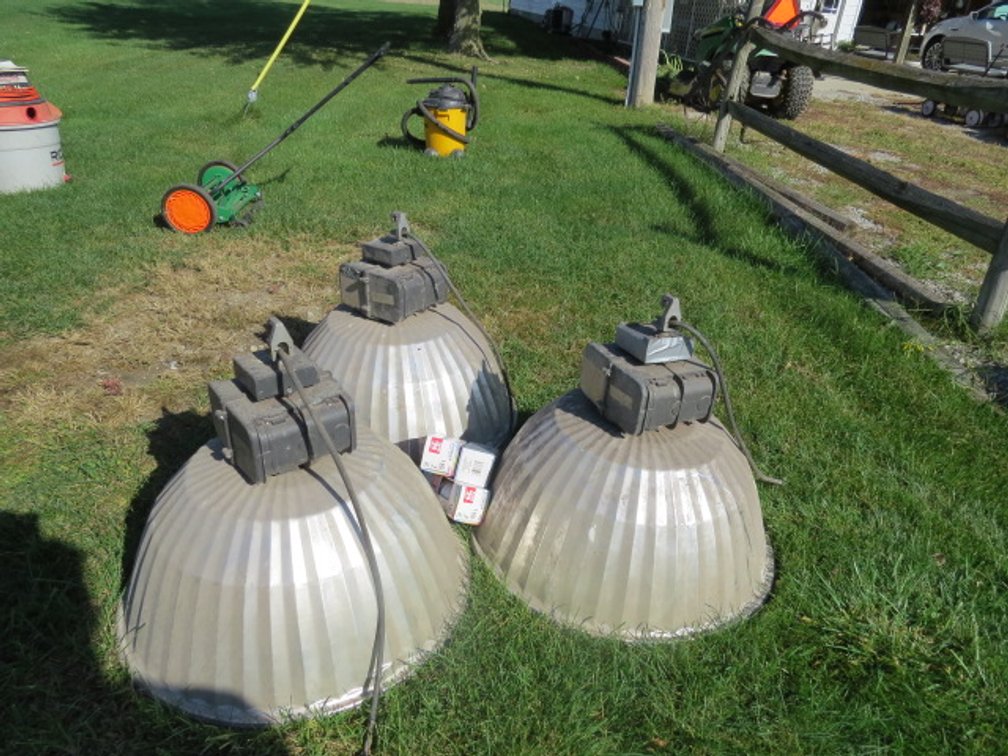 (3) Industrial high-bay lights