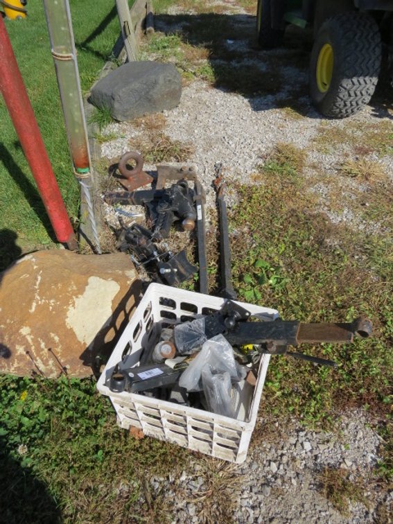 Various hitches and parts