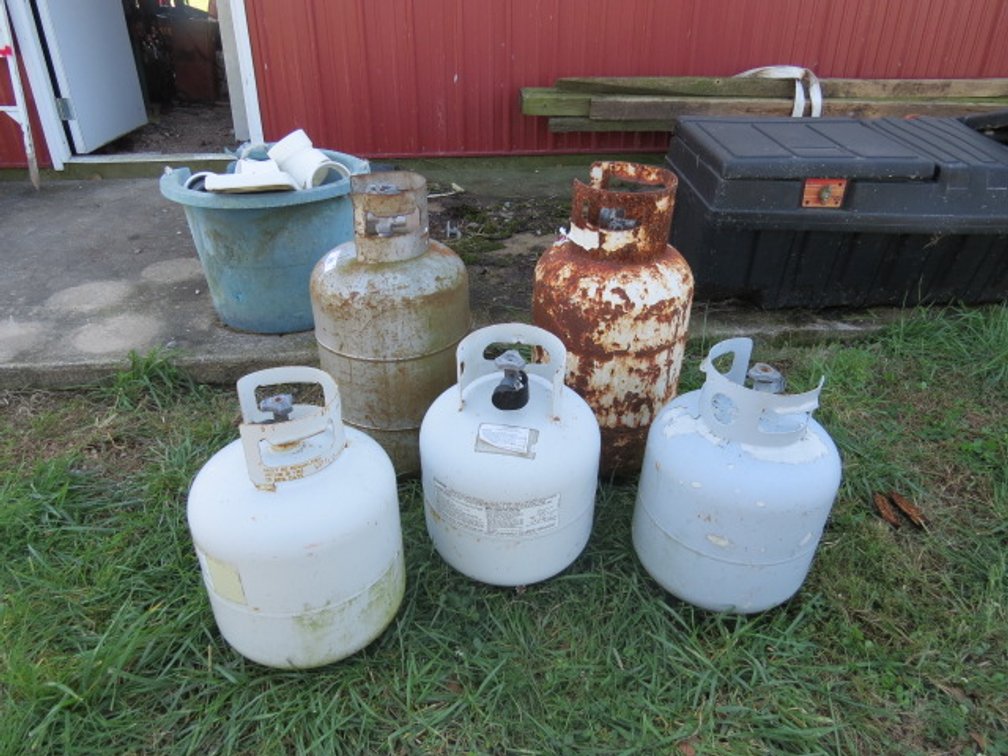 (5) Propane tanks