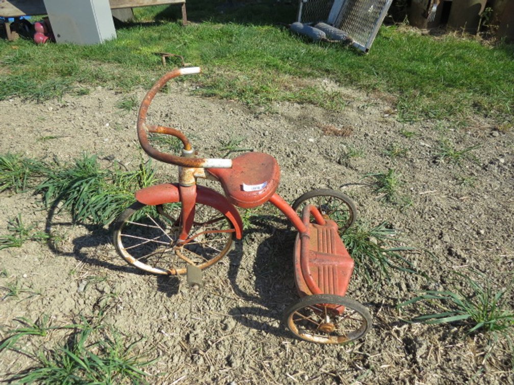 Antique child's tricycle