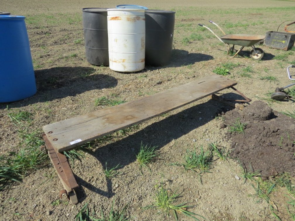 Vintage wagon bench