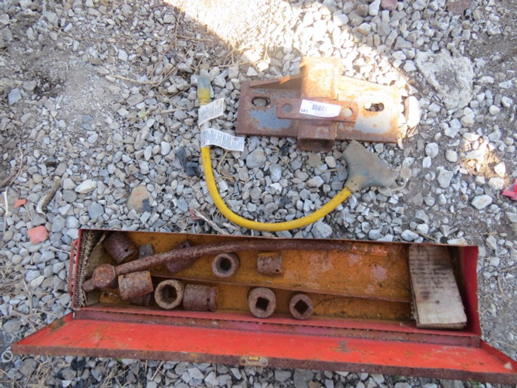 Metal tool box plus etc.