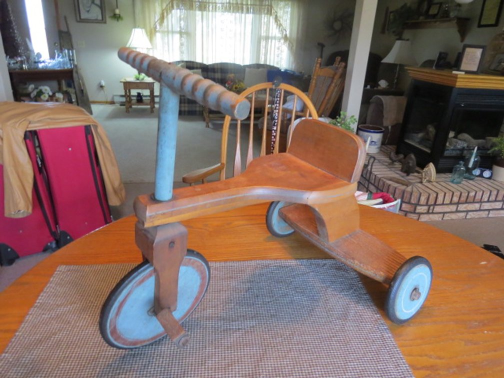 Antique Wooden Tricycle